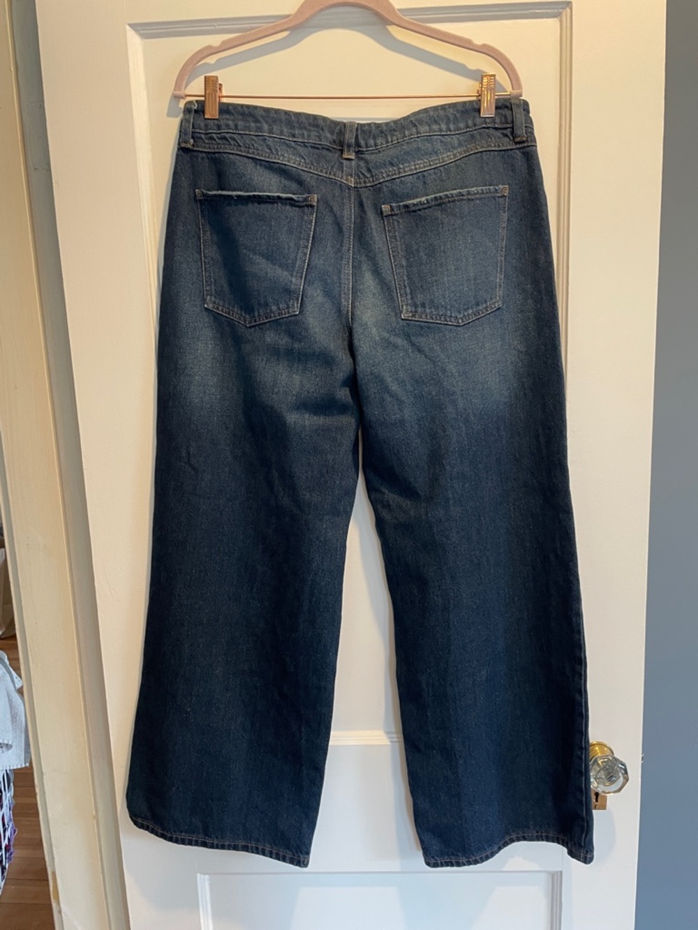 Sincerely Jules Indigo Wide-Leg Flare Jeans - Picture 4 of 4